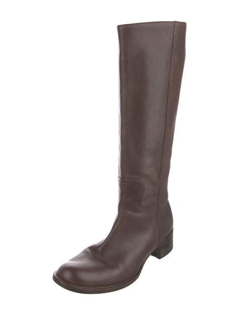 miu miu riding boots|miu leather boots.